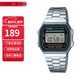 卡西歐（CASIO）情侶經(jīng)典復古小方塊 潮流時(shí)尚小銀塊 簡(jiǎn)約防水電子表學(xué)生表 A168WA-1W