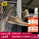 卡特（CAT）新品男士戶(hù)外牛皮低幫休閑鞋 淺褐（棕黃）色 41