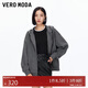 VEROMODA 外套2025秋季新款含再生纖維素醋纖羊毛鉆飾連帽上衣325333005