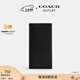 蔻馳（COACH）【禮物】奧萊男士胸袋錢(qián)包手拿包證件包卡包 黑色