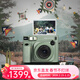 富士（FUJIFILM）instax WIDE 400拍立得寬幅相機曠野圖騰系列一次成像相機 即時(shí)膠片相機禮物 instax WIDE400（原野綠）標配