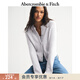 Abercrombie & Fitch美式氣質(zhì)吊帶毛衣針織開(kāi)衫兩件裝套裝25秋冬女裝150-5222 銀灰色 S (165/88A)