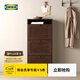 宜家（IKEA）BRUSALI布魯薩里鞋柜家用門(mén)口大容量簡(jiǎn)約現代儲物柜 白色