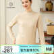 帕什  【清cang】羊絨衫女100山羊絨秋冬半高領(lǐng)卷邊毛衣女 PS-09 米駝 L