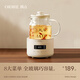 OIDIRE（偶點(diǎn)）花茶杯 迷你養生杯電燉杯燒水壺養生壺辦公室家用多功能全玻璃電煮茶杯智能恒溫 0.5L ODI-HC06【標準款】