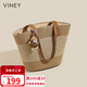 viney托特包包女包大容量輕奢手提編織草編包生日三八38女神節禮物