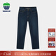 texwood蘋(píng)果牛仔褲男新款彈力牛仔褲百搭經(jīng)典休閑長(cháng)褲商務(wù)男褲 MA3K049-深藍 32