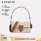 蔻馳（COACH）【品牌直供】女士MORGEN帆布手提單肩包拼色CBT16禮物