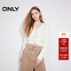 ONLY2025秋季新款簡(jiǎn)約舒適短款V領(lǐng)開(kāi)衫長(cháng)袖針織衫女|12513B019 A06 太古白色 S