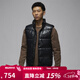 耐克（NIKE）羽絨馬甲男Jordan冬季保暖寬松梭織輕便背心 FV7274-010 L