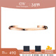 丹尼爾惠靈頓（DanielWellington）DW手鐲 情侶款開(kāi)口可調節經(jīng)典簡(jiǎn)約時(shí)尚手環(huán)飾品 新年禮物送女生 玫瑰金【小號155mm】DW00400003