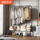 溢彩年華 金屬衣帽架臥室掛衣架落地簡(jiǎn)易衣服架子立式衣架曬衣架2092BK2