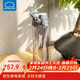 樂(lè )扣樂(lè )扣（LOCK&LOCK）人魚(yú)線(xiàn)塑料運動(dòng)水杯夏天便攜水壺帶刻度提手男女水杯子700ML灰色