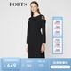 PORTS寶姿商場(chǎng)同款女裝秋季新品中長(cháng)款修身連衣裙LA9D086GFB011 黑色 XS (2)