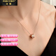 法蔻（farcoko）小蠻腰項鏈女歐美鎖骨鏈氣質(zhì)簡(jiǎn)約吊墜新年情人節生日禮物送女友 真鉆小蠻腰