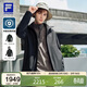 FILA 斐樂(lè )官方男士沖鋒衣兩件套2025抓絨內膽保暖連帽外套