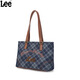 Lee格紋托特包女單肩包休閑包百搭手提女包38女神節送女友送老婆禮物