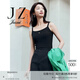 玖姿（JUZUI）商場(chǎng)同款簡(jiǎn)約字母裝飾內搭背心女裝夏款JWEX81201 素黑 XL