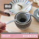 霜山日本進(jìn)口304不銹鋼茶漏茶濾茶葉過(guò)濾器茶杯過(guò)濾網(wǎng)濾茶器 錘目紋茶濾-適大于7.5cm口徑茶杯