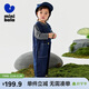 迷你巴拉背帶褲套裝長(cháng)袖男童女童潮百搭造型萌趣2025春季新款