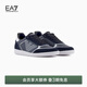 EMPORIO ARMANI/阿瑪尼官方旗艦EA7/男女情侶款輕戶(hù)外拼接綁帶休閑運動(dòng)鞋春夏 MZ069-藏藍色 42 ( IT 8.5 | 42)