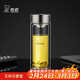希諾（heenoor）雙層玻璃杯男家用商務(wù)辦公泡茶杯子過(guò)濾車(chē)載水杯XN-9102 360mL