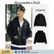 Abercrombie & Fitch經(jīng)典小麋鹿圖案保暖抓絨廓形衛衣外套25秋冬男裝122-5540 黑色 M (180/100A) 尺碼偏大，建議小一碼