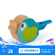 Hape早教兒童鸚鵡小鳥(niǎo)口哨卡祖笛小火車(chē)親子互動(dòng)玩具男女孩節日禮物 藍綠色小鳥(niǎo)口哨 E0472