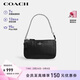 蔻馳（COACH）【品牌直供】女士小號手提手拿包腋下包麻將包黑色CN382