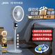美的同款【全屋暴風(fēng)循環(huán)】臺地兩用電風(fēng)扇家用落地扇臥室宿舍客廳輕靜音大風(fēng)量臺式風(fēng)扇辦公室桌面扇 【機械旋鈕控制】節能省電+全自動(dòng)搖頭