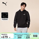 彪馬PUMA 加絨保暖加厚寬松休閑衛衣男新款冬季運動(dòng)上衣 691088