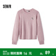 森馬（Semir）史努比系列毛衣女冬彩點(diǎn)含羊毛插肩袖繡花圓領(lǐng)套頭衫溫柔毛衫 粉色調01315 L