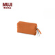 MUJI可自由組合收納包 包包女包 化妝包 旅行 雜物 長(cháng)方形 迷你 橙色