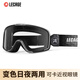 樂(lè )凱奇（LECAGE）摩托車(chē)風(fēng)鏡頭盔護目鏡男女復古機車(chē)電動(dòng)車(chē)近視防風(fēng)騎行鏡日夜兩用 黑框變色片（日夜兩用）