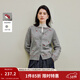 茵曼（INMAN）2026春女裝新款溫柔甜美蘑菇刺繡毛衣小眾百搭針織開(kāi)衫外套 貴族灰 XL