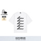 WE11DONE中性男女同款經(jīng)典字母logo印花時(shí)尚休閑圓領(lǐng)T恤寬松 白色 M