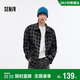 森馬（Semir）森柔牛仔|夾克男裝設計感格子牛仔外套寬松秋季上衣103524108103