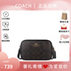 蔻馳（COACH）女包相機包JAMIE小包單肩斜挎包經(jīng)典老花大牌輕奢風(fēng)禮物女 深棕色配黑色CQ874IMAA8