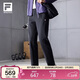 FILA 斐樂(lè )官方女士針織長(cháng)褲2025冬季健身運動(dòng)簡(jiǎn)約基礎直筒褲