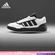 阿迪達斯（adidas）男鞋女鞋 春季新款潮流低幫休閑鞋緩震耐磨舒適運動(dòng)板鞋  白色/黑色三條紋 經(jīng)典小白鞋 43 (265mm)