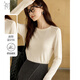 初申春秋針織衫女設計感圓領(lǐng)百搭純色百搭打底衫毛衣上衣S144Z7003
