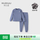 努比屋兒童保暖內衣套裝男童加絨加厚秋冬打底女童打底秋衣中大童睡衣