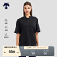 迪桑特（DESCENTE） 迪桑特ESSENTIAL系列男女同款短袖POLO衫夏季新品 BK-黑色 XL (180/100A)