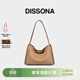 DISSONA迪桑娜女包2025新款單肩包大容量通勤斜挎包真皮【禮物】 棕色