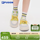 FILA FUSION斐樂(lè )官方潮牌章昊同款50-50 DX II帆布鞋新款休閑百搭運動(dòng)女板鞋