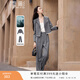 香影高級感輕職場(chǎng)西裝套裝女2026春新款西服外套褲子灰色兩件套 灰色 L