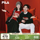 FILA 斐樂(lè )官方馬上起飛抓馬衛衣2026春季情侶款套頭休閑舒適針織上衣