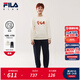 斐樂(lè )FILA【套裝】FILA兒童衛衣衛褲2026年春季新款男女童中大童新年款 麥芽糖白-IV-1 150
