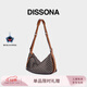 DISSONA迪桑娜包包女2025幸運錦囊提花帆船包單肩斜挎包【女神節禮物】 合作款-中號-棕色(吊牌價(jià)：1598)