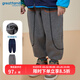 歌瑞家（greatfamily）兒童褲子 冬季新款男童裝長(cháng)褲運動(dòng)休閑褲保暖衛褲中大童樂(lè )友 花灰 120 【5-6歲】